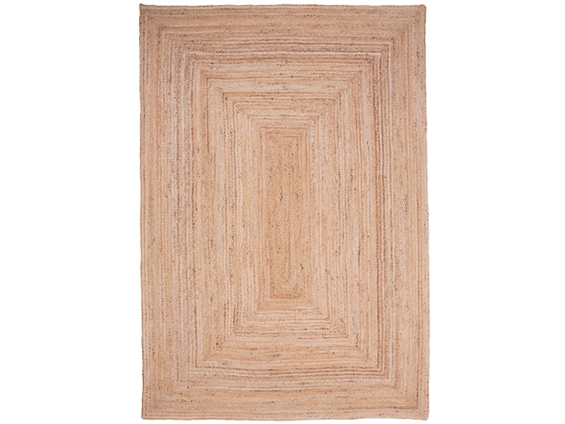 Tapis en jute design jutos 160x230 beige