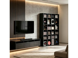 Etagère coloris noir  