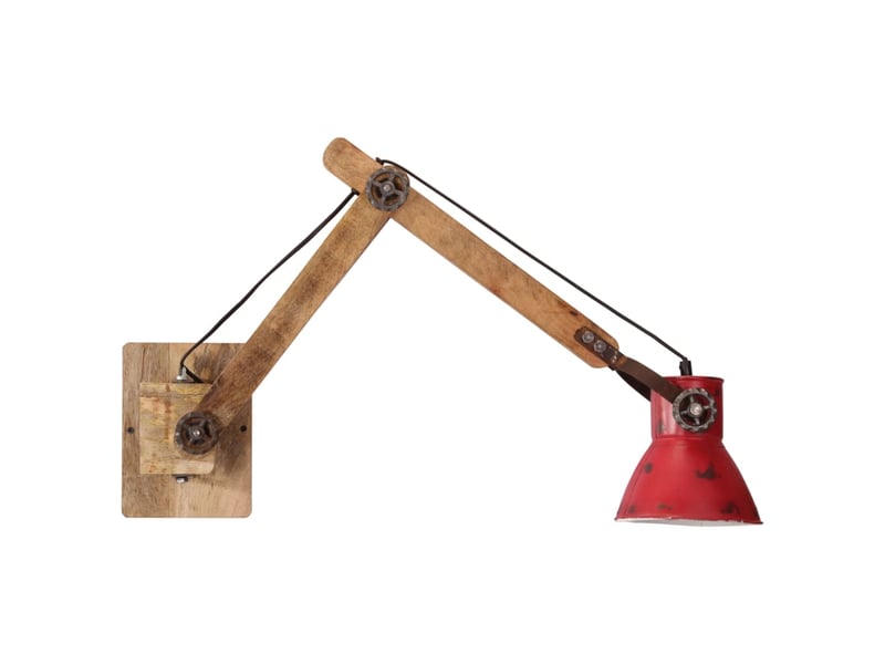  Lampe murale, applique murale 25 w rouge délavé 96x15x20 cm e27  - Conforama D