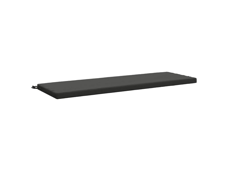 Lot de 2 coussins de banc, coussins d'assise soest 100 % polyester anthracite cf56994 - Conforama D