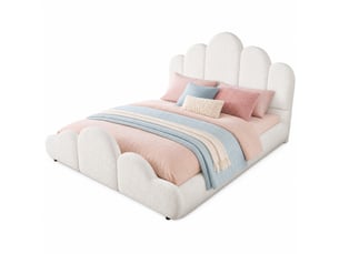 Lit 2 places 140x200 cm <strong>HAUSS SPOLE</strong>  <strong></strong> coloris beige