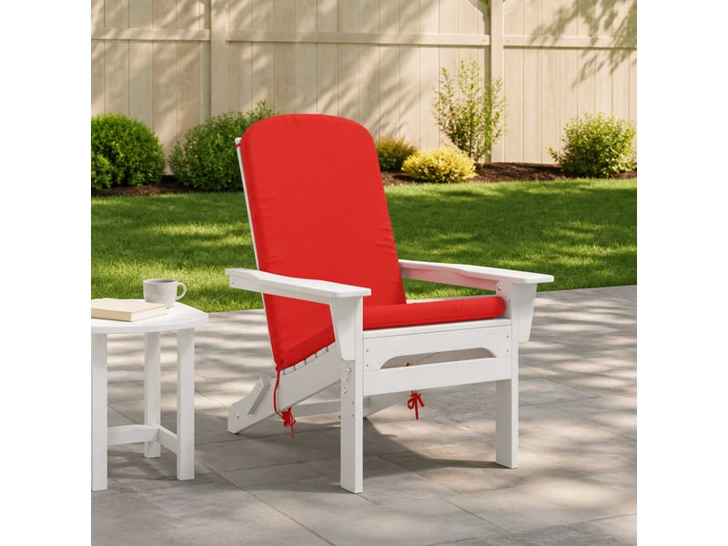 Coussin de transat ensoleillé, coussin pour bain de soleil gemert 100 % polyester rouge cf56046 - Conforama B