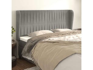 Tete de lit A poser largeur 183 cm <strong></strong> <strong></strong> argenté