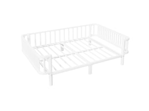 Lit banquette 140x200 cm LEYTN   coloris blanc