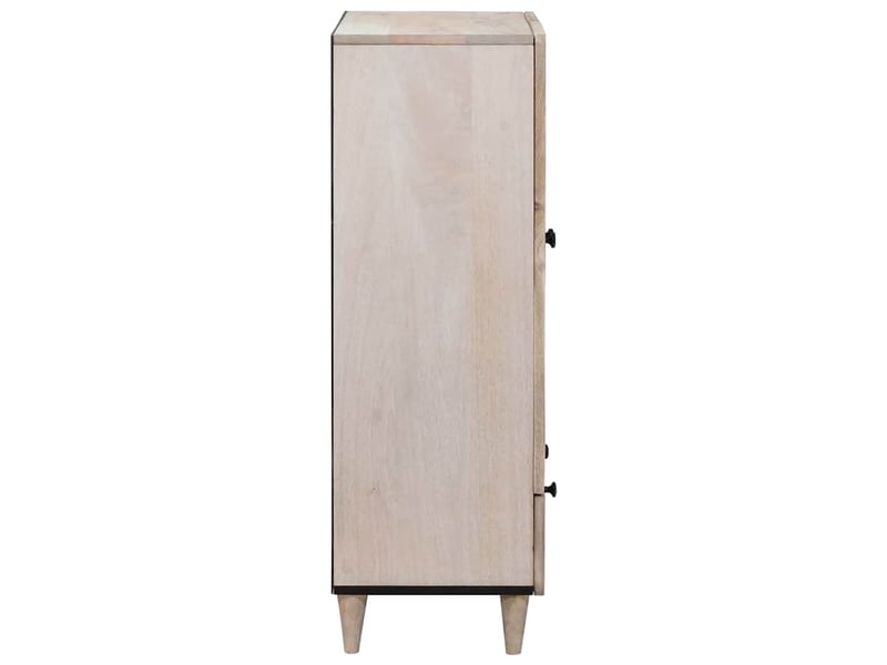  Haut armoire, meuble de rangement salon 60 x 33 x 100 cm bois de mangue massif shl8529  - Conforama D