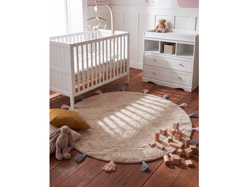  Tapis enfant kodinhi  beige ø 120 cm coton  - Conforama B