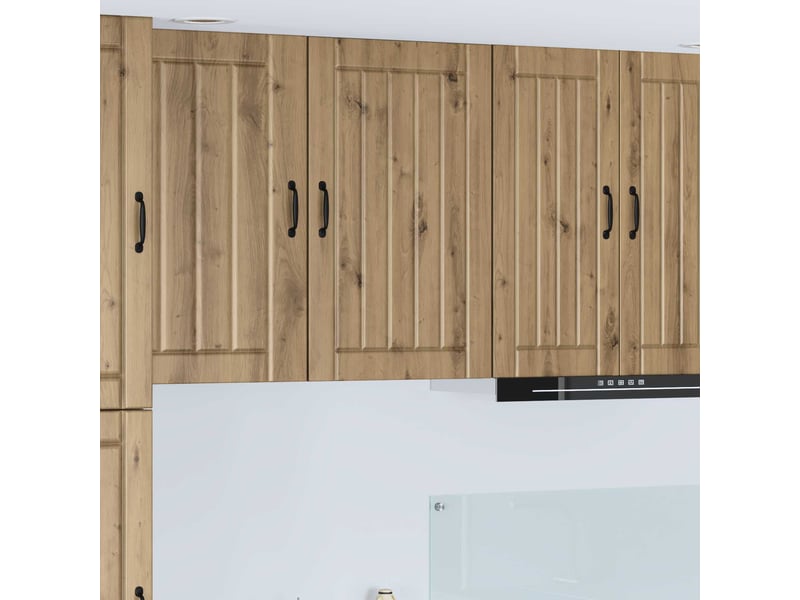 Meuble mural de cuisine, armoire de cuisine chêne artisanal 50x31x80cm shl4524 - Conforama B