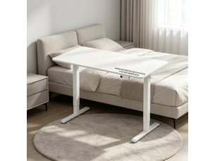 Bureau enfant 140 cm coloris blanc