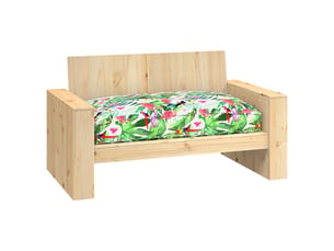 Coussin d'assise, coussin pour chaisecanapé tissu oxford multicolore 120 x 80 x 12 cm cf56672