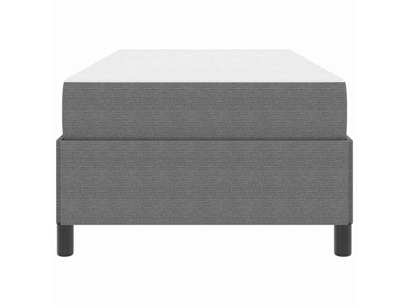  Lit simple- lit adulte -  cadre de lit avec matelas gris clair 100 x 200 cm tissu  - Conforama D