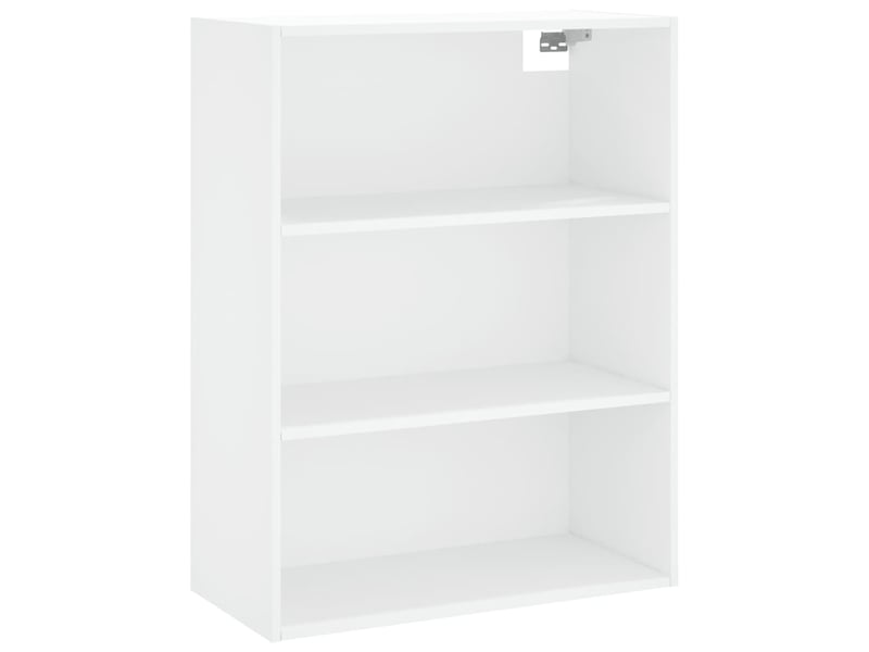  Buffet haut - bahut - meuble de rangement blanc 69,5x34x180 cm bois d'ingénierie  - Conforama E