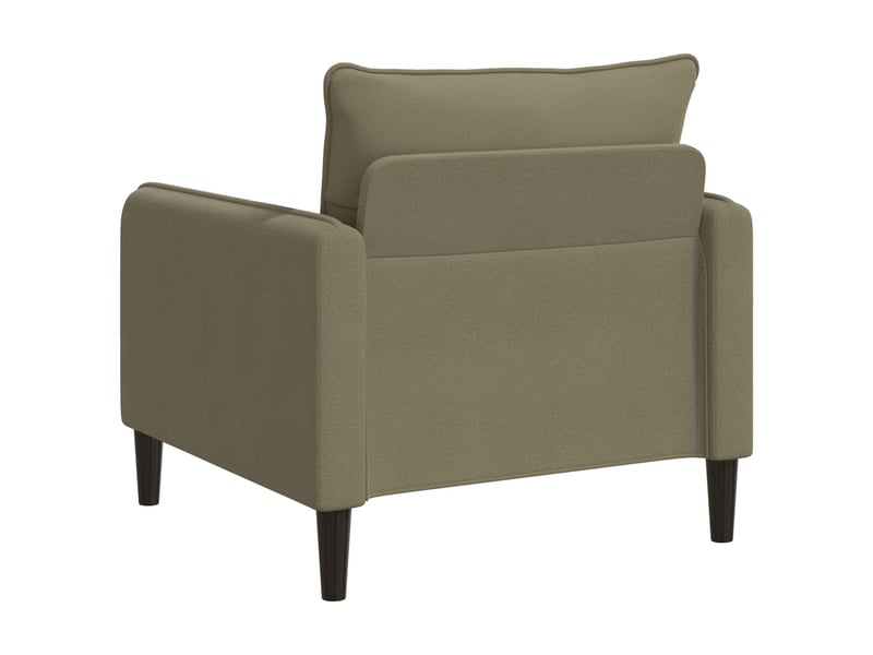  Vidaxl fauteuil xl kaki velours  - Conforama E