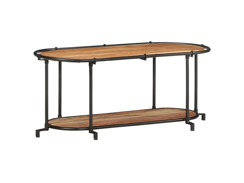  Meuble tv - banc tv - meuble de rangement 100x42x40 cm bois d'acacia massif  - Conforama A