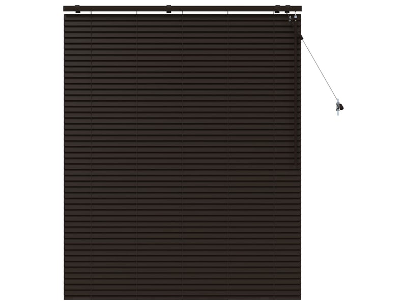 Store vénitien, store de fenêtre marron foncé 125 x 160 cm 35 mm cf47969 - Conforama A