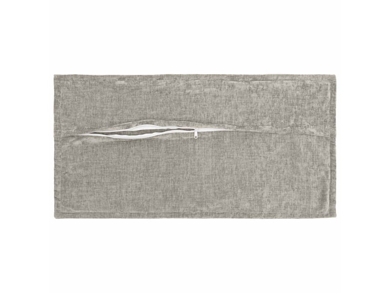  Lot de 2 housses de coussin houten gris clair 40 x 70 cm cf49311  - Conforama D
