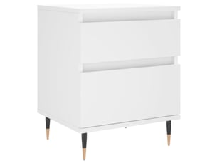 Table de chevet - cabinet de chevet - table de nuit blanc 40x35x50 cm bois d’ingénierie