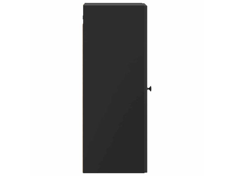  Armoire murale salon, meuble de rangement noir 33 x 34,5 x 90 cm bois d'ingénierie shl3884  - Conforama E