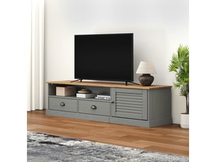 Meuble tv coloris gris 156 cm <strong></strong>  <strong></strong>