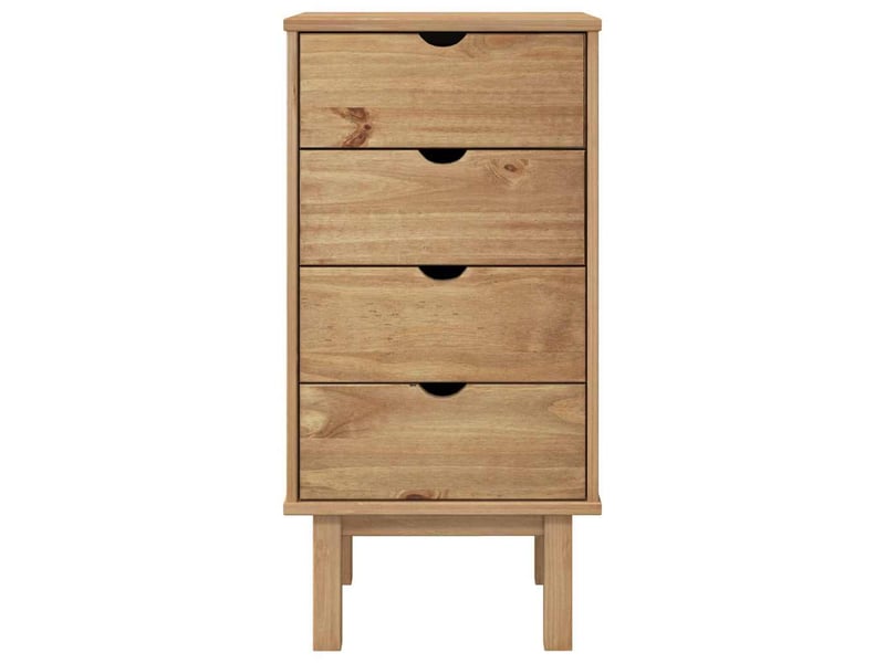  Commode, armoire à tiroirs bureau otta 45x39x90 cm bois de pin massif  - Conforama C