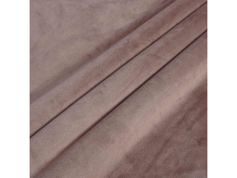  Rideau occultant, rideau black-out avec anneaux en métal velours rose 290x245 cm cf43954  - Conforama E