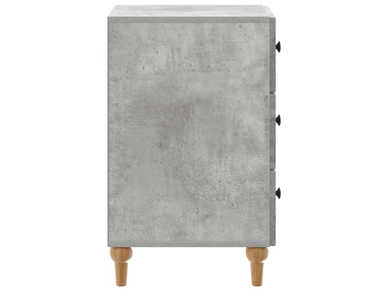  Table de chevet - cabinet de chevet - table de nuit gris béton 43 x 41 x 66,5 cm  - Conforama E