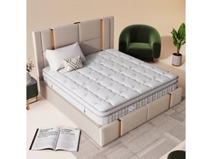 Matelas 140x200 cm <strong>PEXCHO</strong>  <strong></strong> Coton soutien Medium épaisseur 25 cm