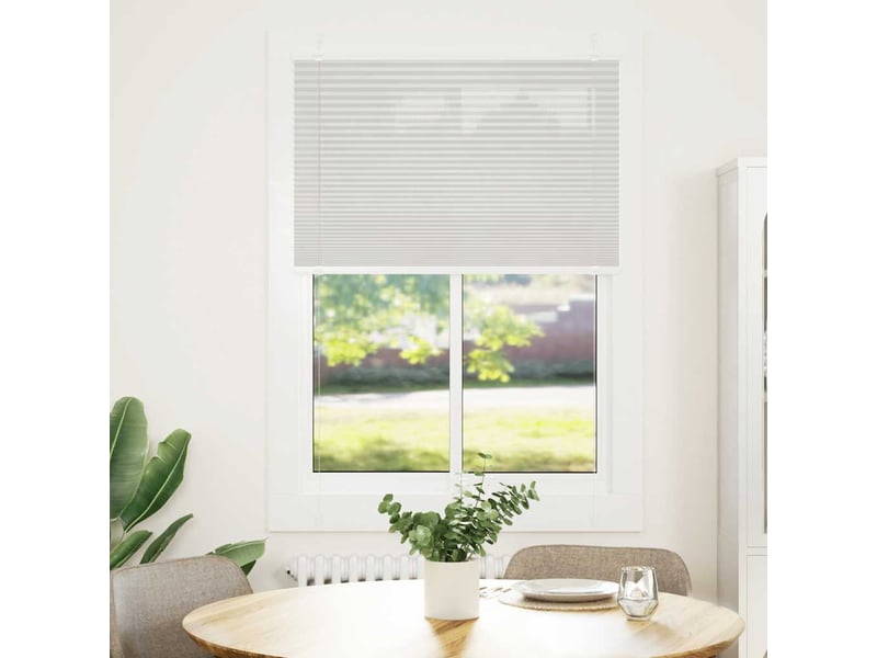  Store plissé, store de fenêtre gris clair 100x100 cm largeur du tissu 99,4cm cf46868  - Conforama A