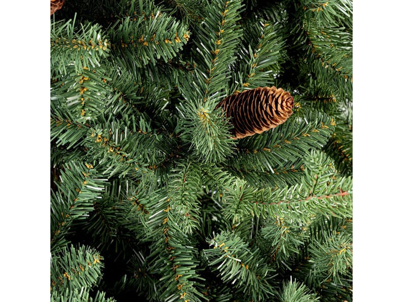  Sapin de noël artificiel 210 cm touffu fernow  - Conforama C