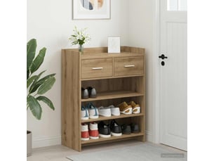 Meuble à chaussures 3 paire(s)  <strong></strong>  <strong></strong> coloris bois clair