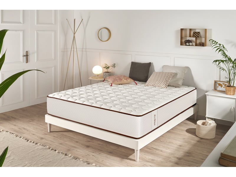  Matelas viscosoft air max blanc 15 cm - 110x200 cm - fermeté moyenne- moonia  - Conforama B