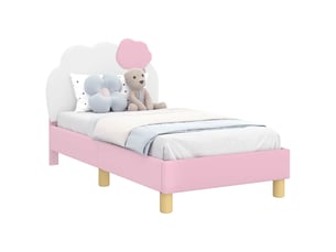 Lit simple 70x140 cm    coloris rose