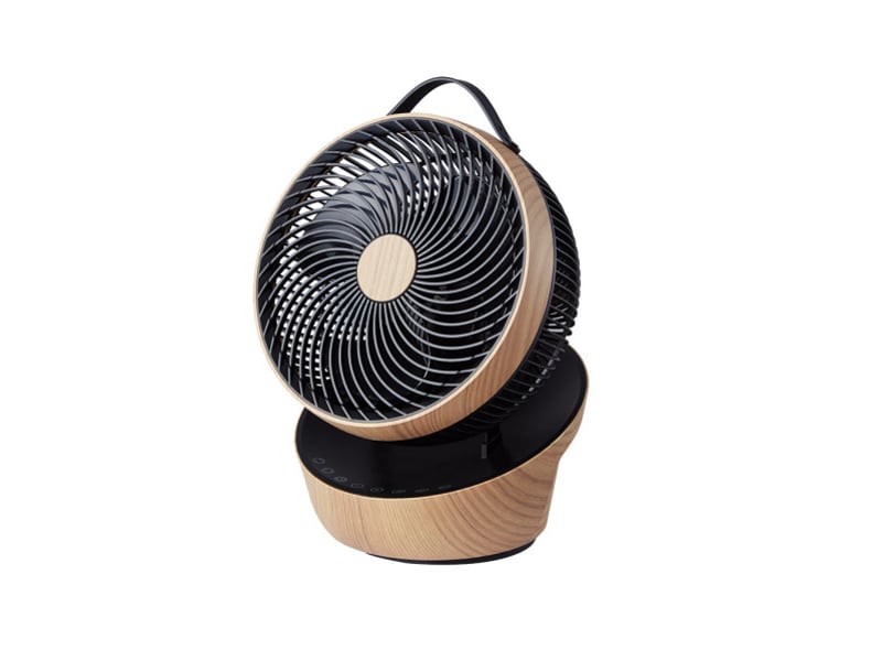  Fabrilamp ventilateur de table petirrojo noirhêtre 25 w, 12 vitesses, avec télécommande et minuterie 236071088 - Conforama A