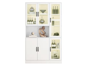 Buffet 2 porte(s)   LPOSPI  - 120 cm coloris blanc 