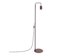 Lampadaire rayo 1 brun aluminium moderne 160x30x30cm