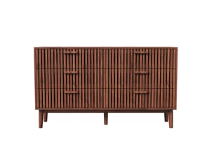 Commode 6 tiroir(s)      coloris naturel largeur 73 cm