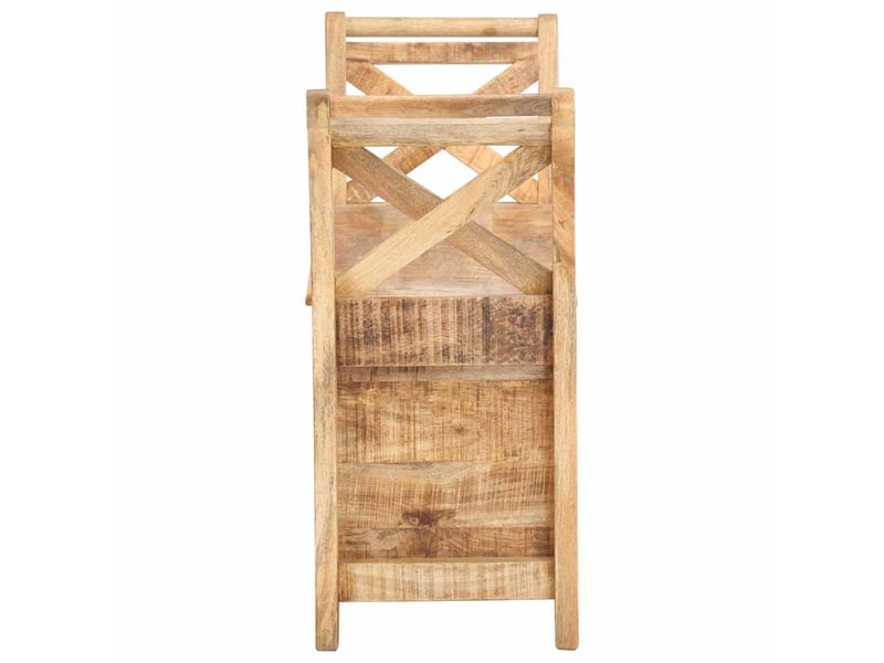  Banc d'entrée, banc interieur 103x33x72 cm bois de manguier solide  - Conforama C