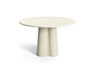 Table à manger micro ciment en mdf finition microciment beige iris