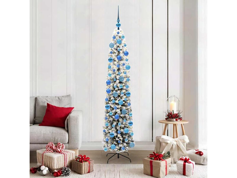  Sapin de noël artificiel, arbre de noël vert 180 cm pvc et acier et plastique shl2792  - Conforama B