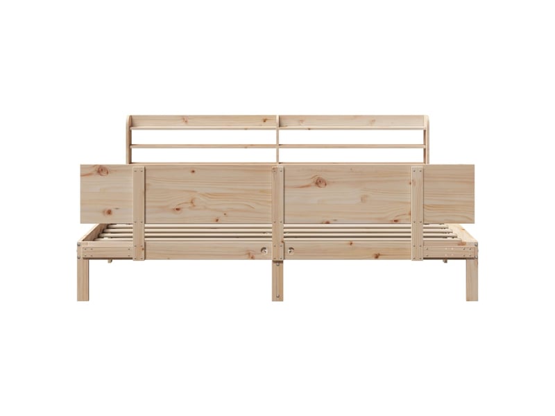 Lit double- lit adulte - cadre de lit avec tête de lit sans matelas 200x200 cm - Conforama C