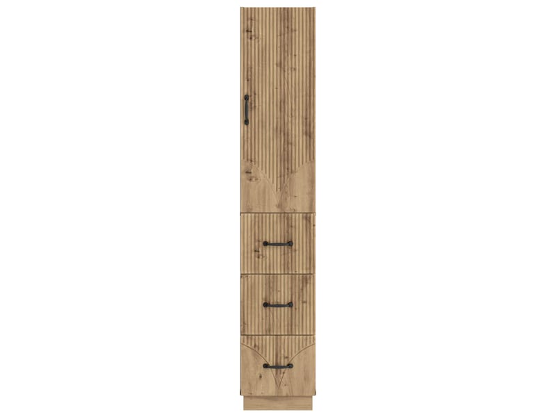  Ensemble de meubles 2 pcs, rangement de salon 33 x 34,5 x 87 cm bois d'ingénierie shl8063  - Conforama E
