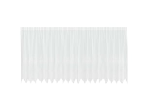 Rideau en dentelle, rideau ajouré, voilage blanc 160 x 500 cm polyester cf43683