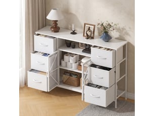 Chiffonnier     <strong>GENERIC HOME</strong> <strong></strong> coloris blanc largeur 30 cm hauteur 75 cm