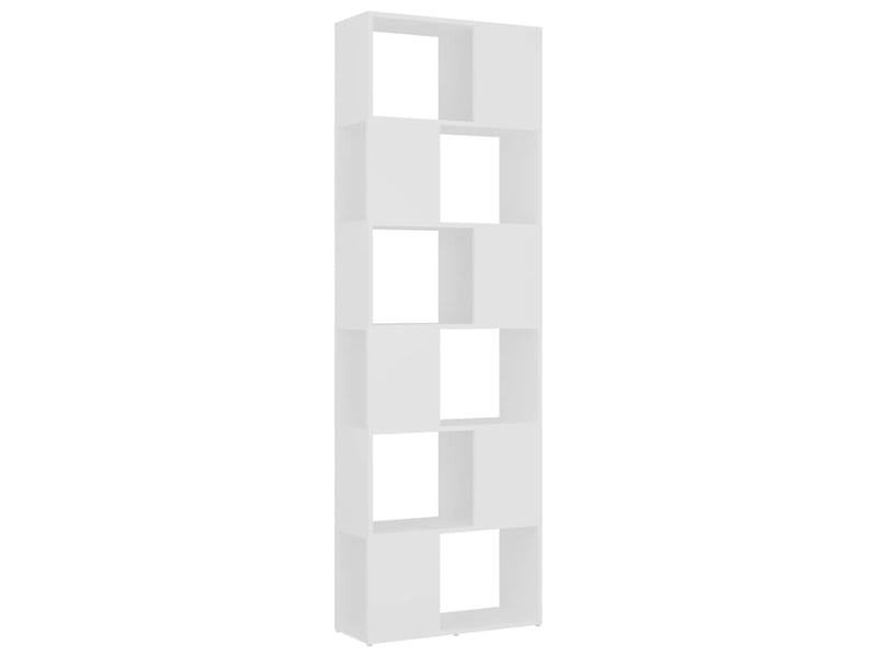  Bibliothèque, étagère de rangement blanc 60x24x186 cm  - Conforama A