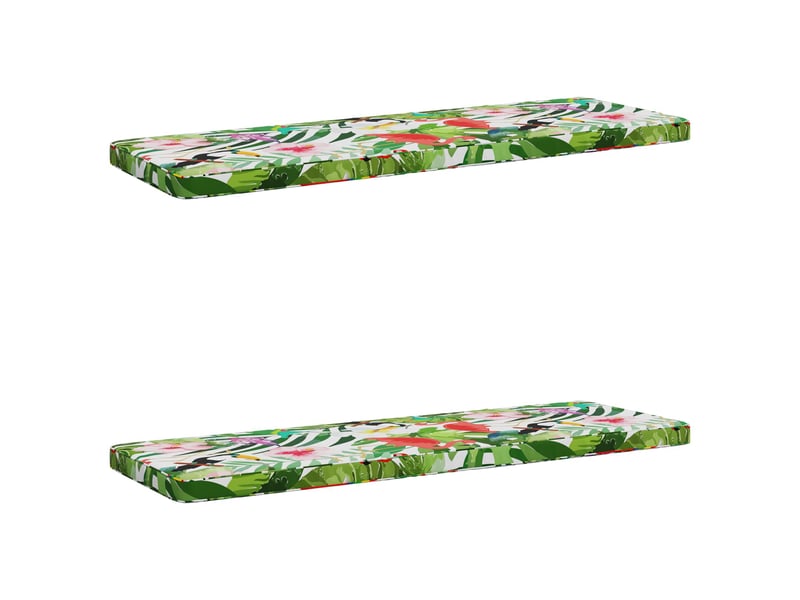  Lot de 2 coussins de banc, coussins d'assise vught 100 % polyester cf57721  - Conforama A