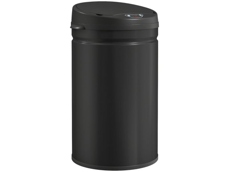  Poubelle à capteur 30 l en inox, sans contact, fermeture douce, pour cuisine hygiénique  - Conforama A