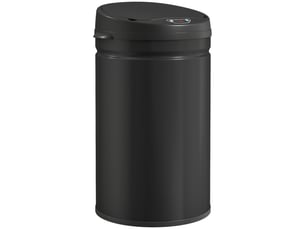 Poubelle à capteur 30 l en inox, sans contact, fermeture douce, pour cuisine hygiénique