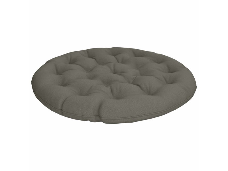 Coussin de chaise papasan, coussin d'assise vianen 100 % polyester gris cf54236 - Conforama A