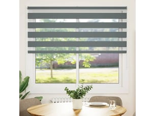 Store zèbre, store de fenêtre gris foncé largeur du tissu 155,9 cm polyester cf48585