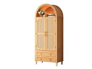 Buffet 2 porte(s)  2 tiroir(s) REDOM  - 76 cm coloris naturel 