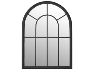 Miroir rectangulaire à fixer coloris noir <strong></strong> <strong></strong> - 60 cm x 45 cm